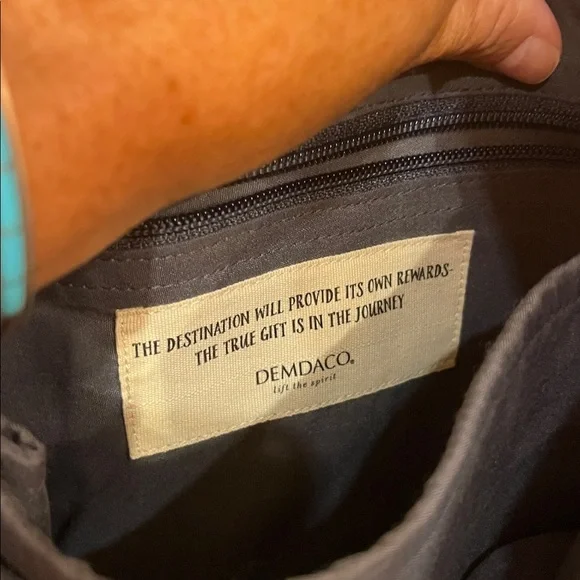 NWOT Demdaco Your Journey Indigo Crossbody Bag - Picture 12 of 12